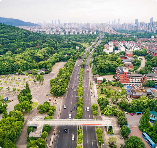 Modern city infrastructure